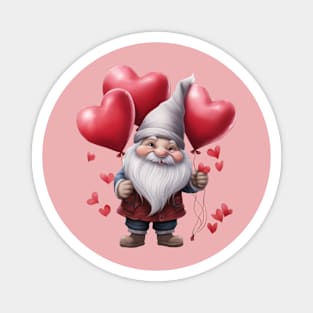 Gnome's Valentine Wishes Magnet